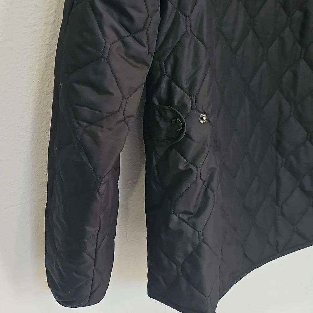 Eddie Bauer Women's Year Round Quilted Field Jacket Black Size Large - Picture 6 of 12